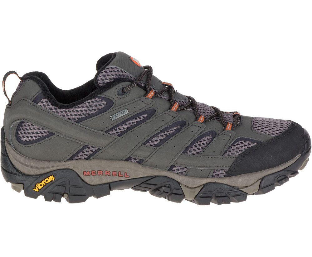 Merrell Hiking Shoes Grey - Moab 2 GORE-TEX® - Mens 27CXRBJGO